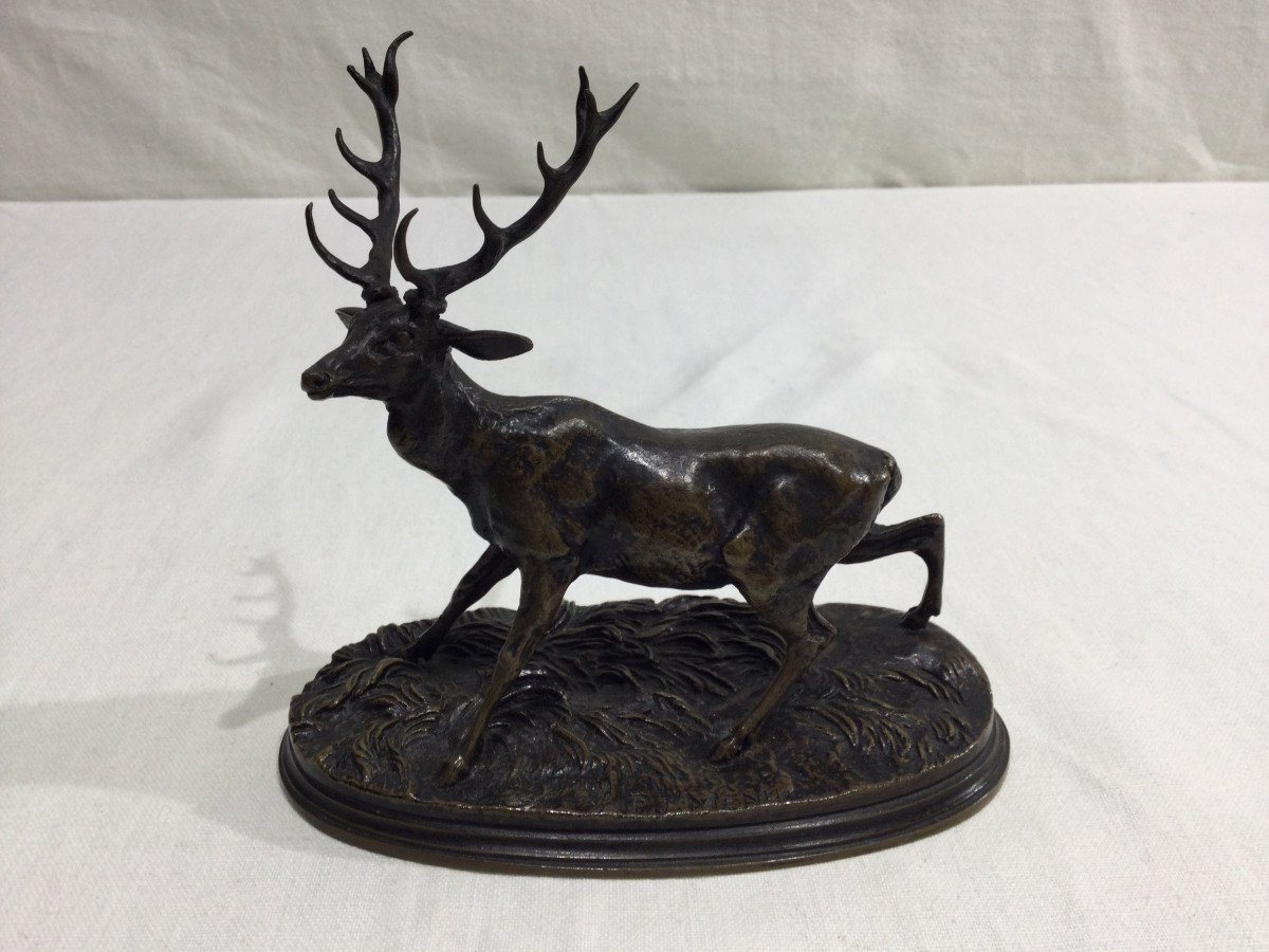 Pierre-jules Mêne - Bronze Stag