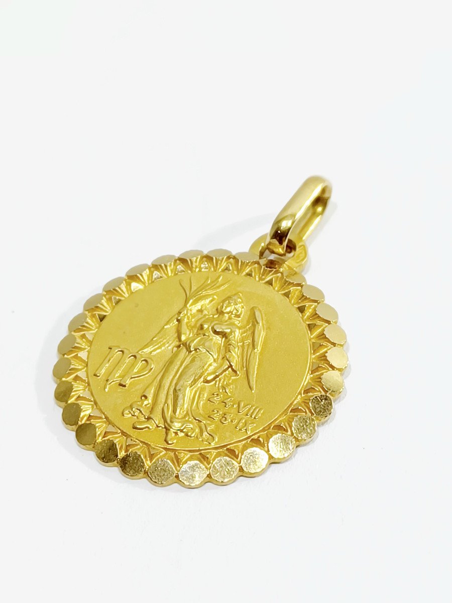 Virgo Zodiac Medal-photo-2
