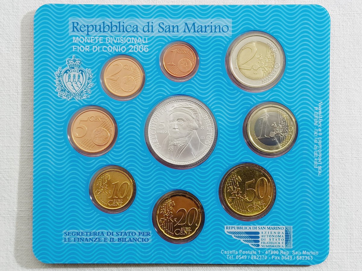 Saint Marin – Coffret Be En Euros 2006-photo-1