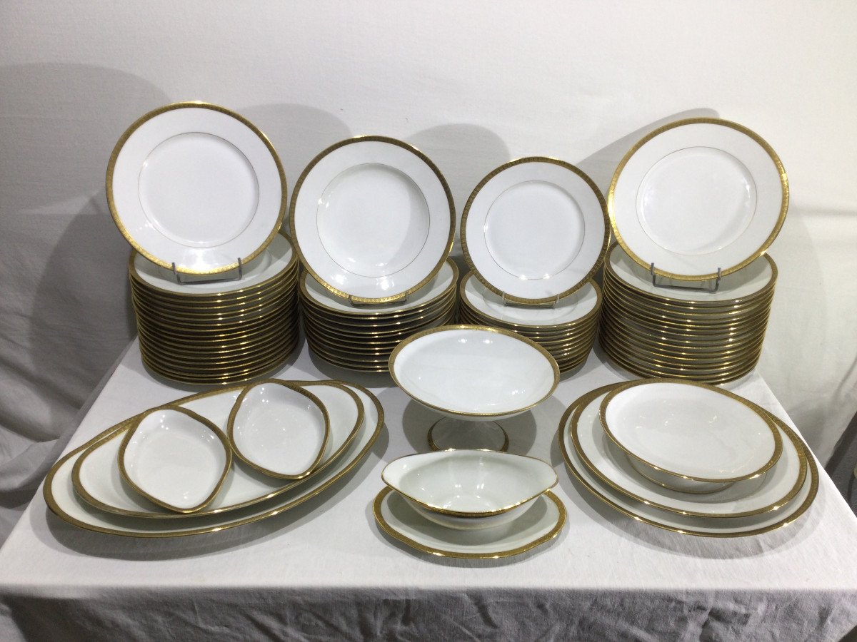 Limoges Porcelain Table Service Maison Paul Klotz 