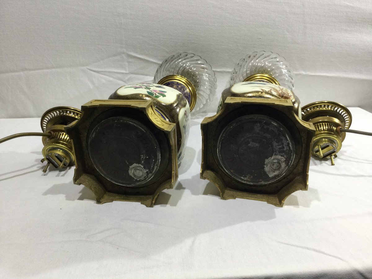 Paire De Lampes Napoléon III-photo-8