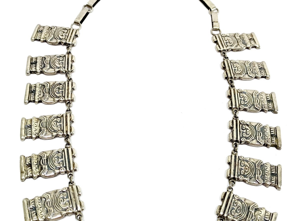 Collier Mexicain En Argent -photo-5