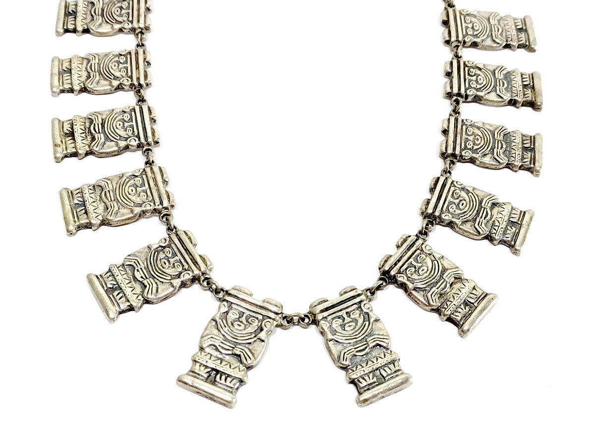 Collier Mexicain En Argent -photo-6