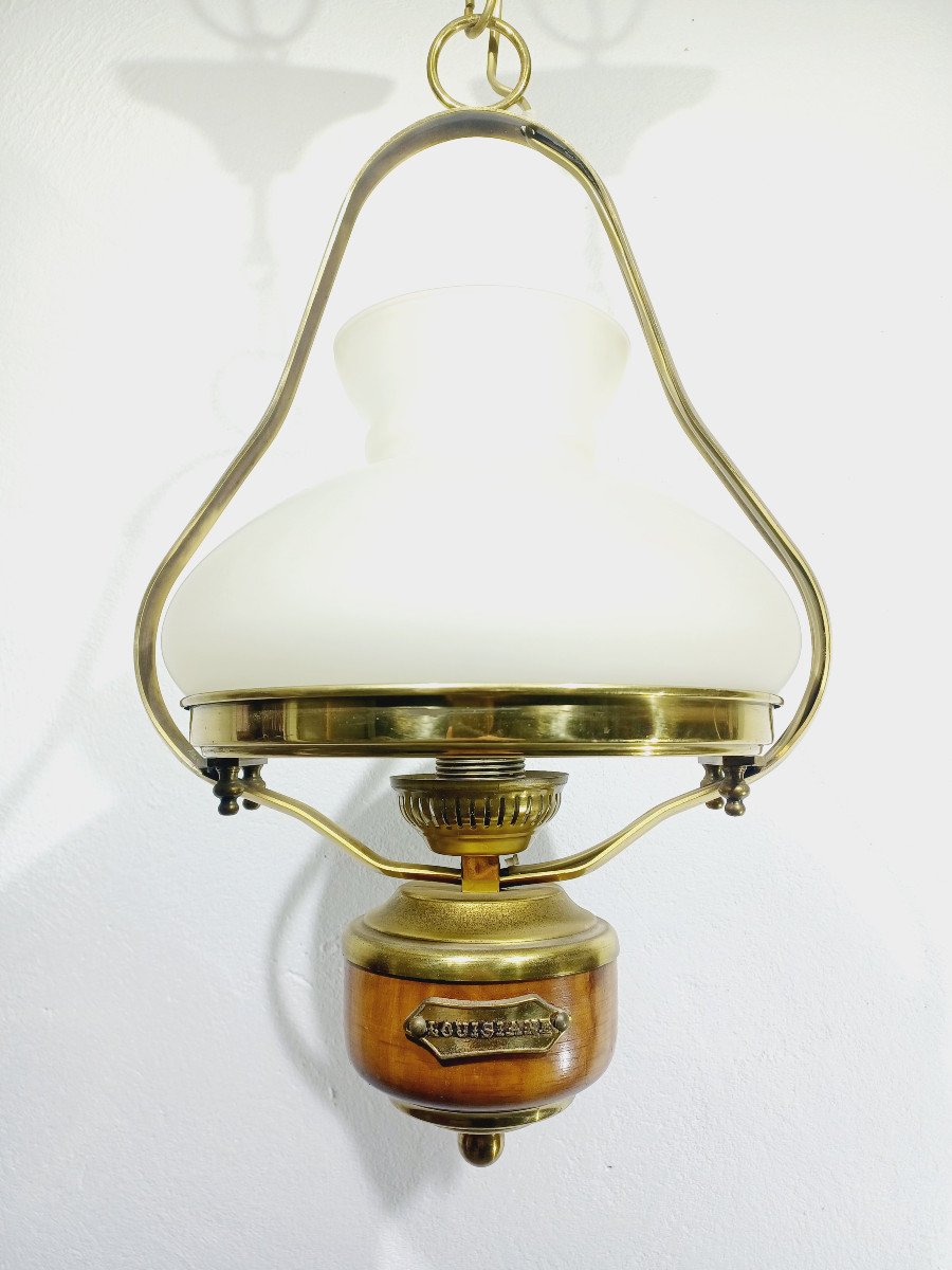 Marine Bronze And Wood Pendant Lamp -photo-4