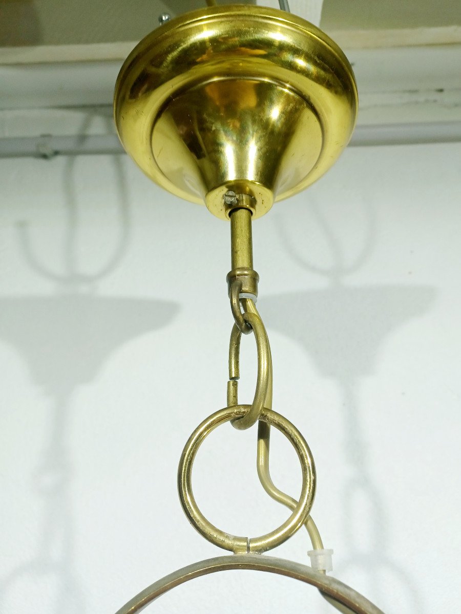 Marine Bronze And Wood Pendant Lamp -photo-3