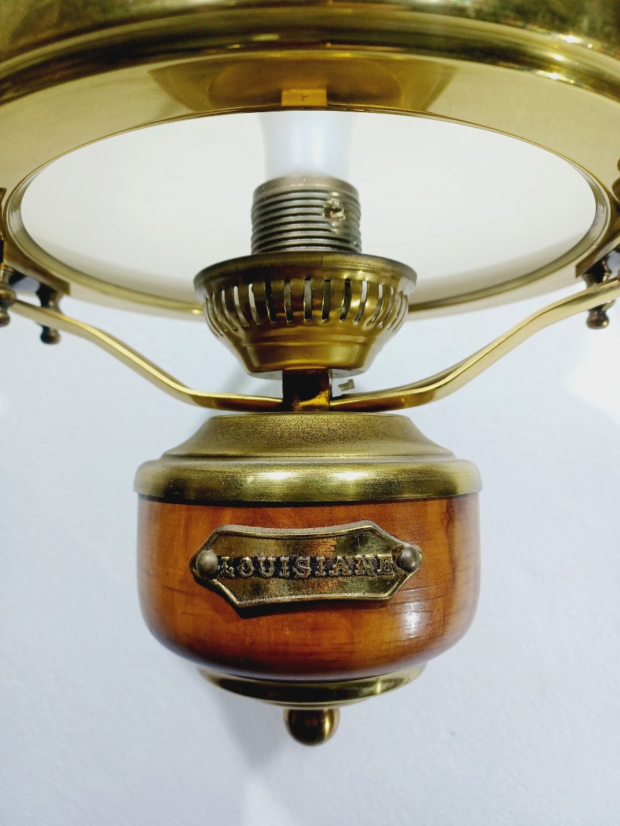 Marine Bronze And Wood Pendant Lamp -photo-6