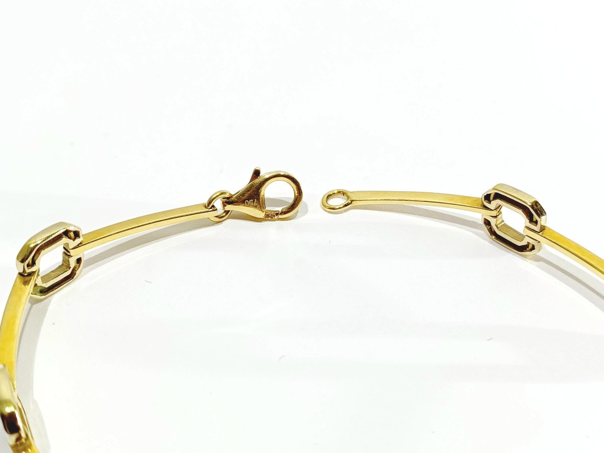 Bracelet In Yellow And White Gold-photo-3