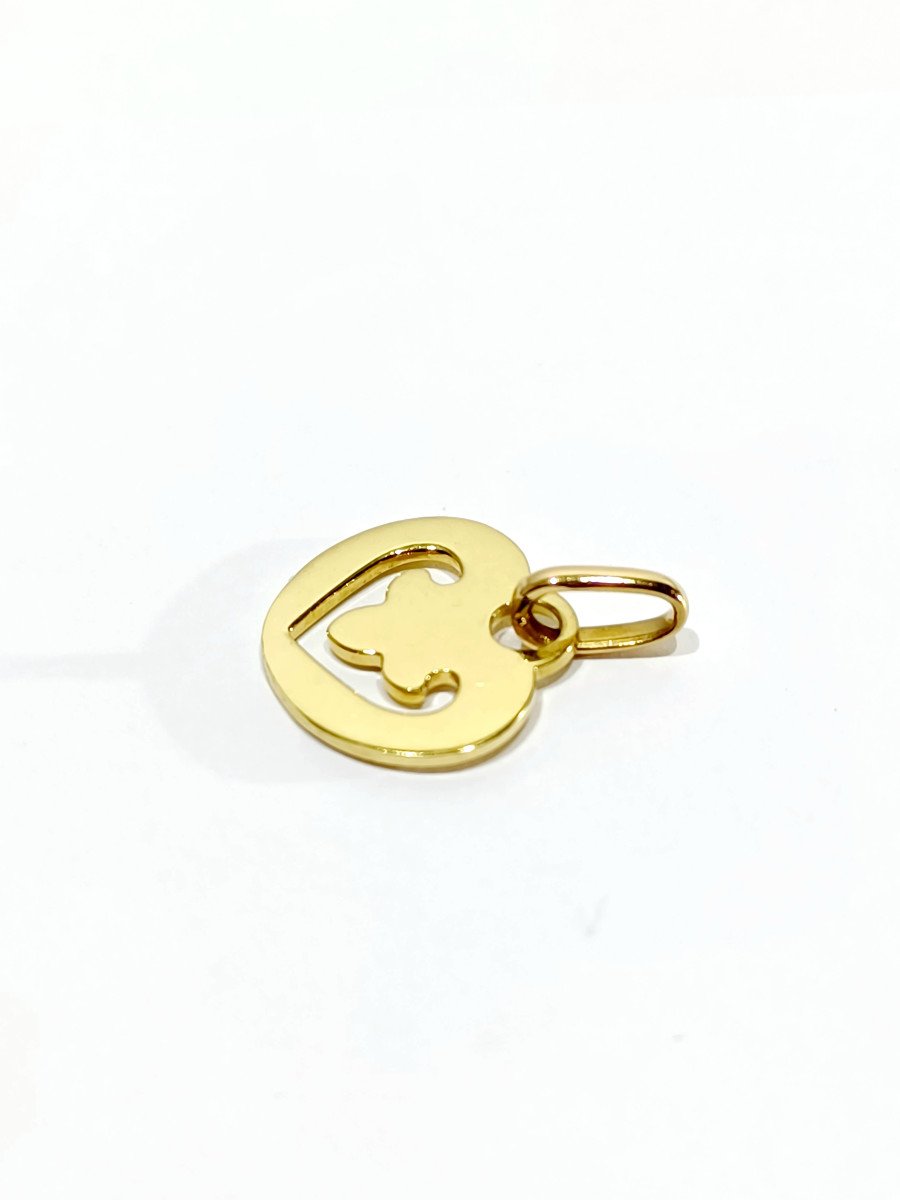 Perrin - Pendentif Or Coeur L&eacute;gende -photo-2