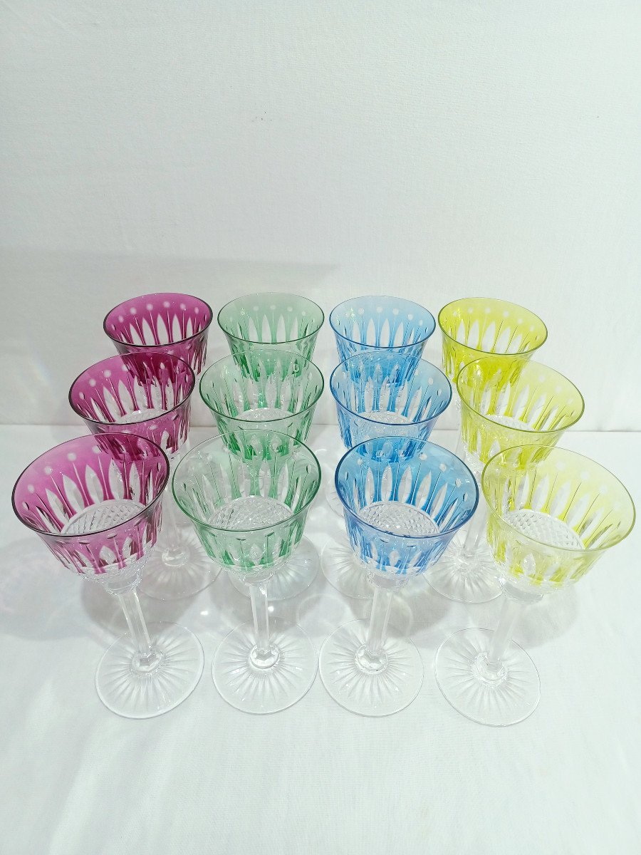 Saint Louis – 12 Tommy Model Wine Glasses-photo-2