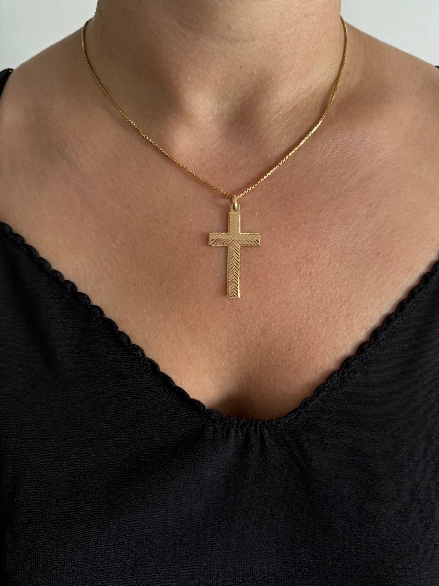 Croix En Or Rose -photo-6