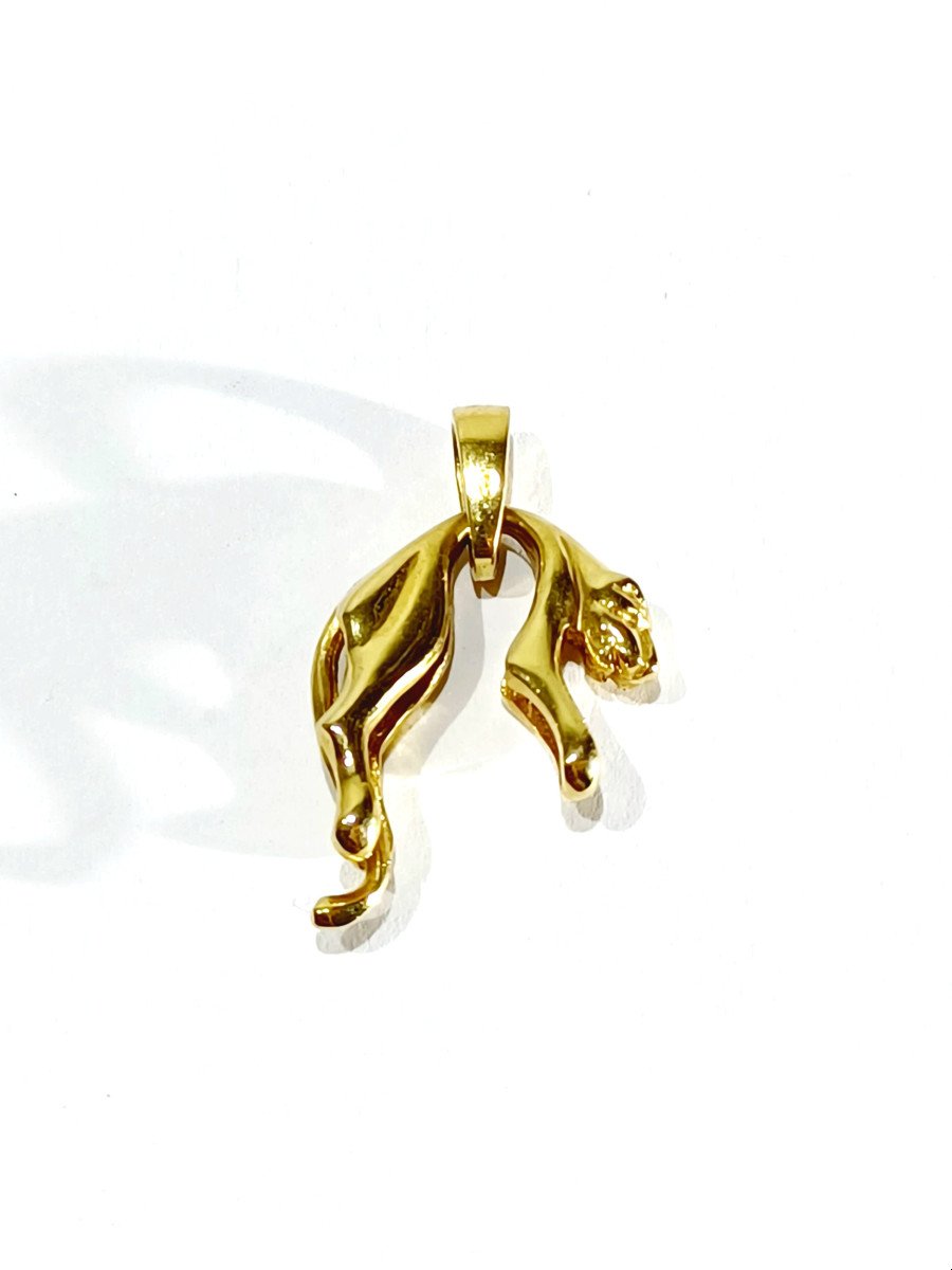 Pendentif Gu&eacute;pard En Or -photo-5