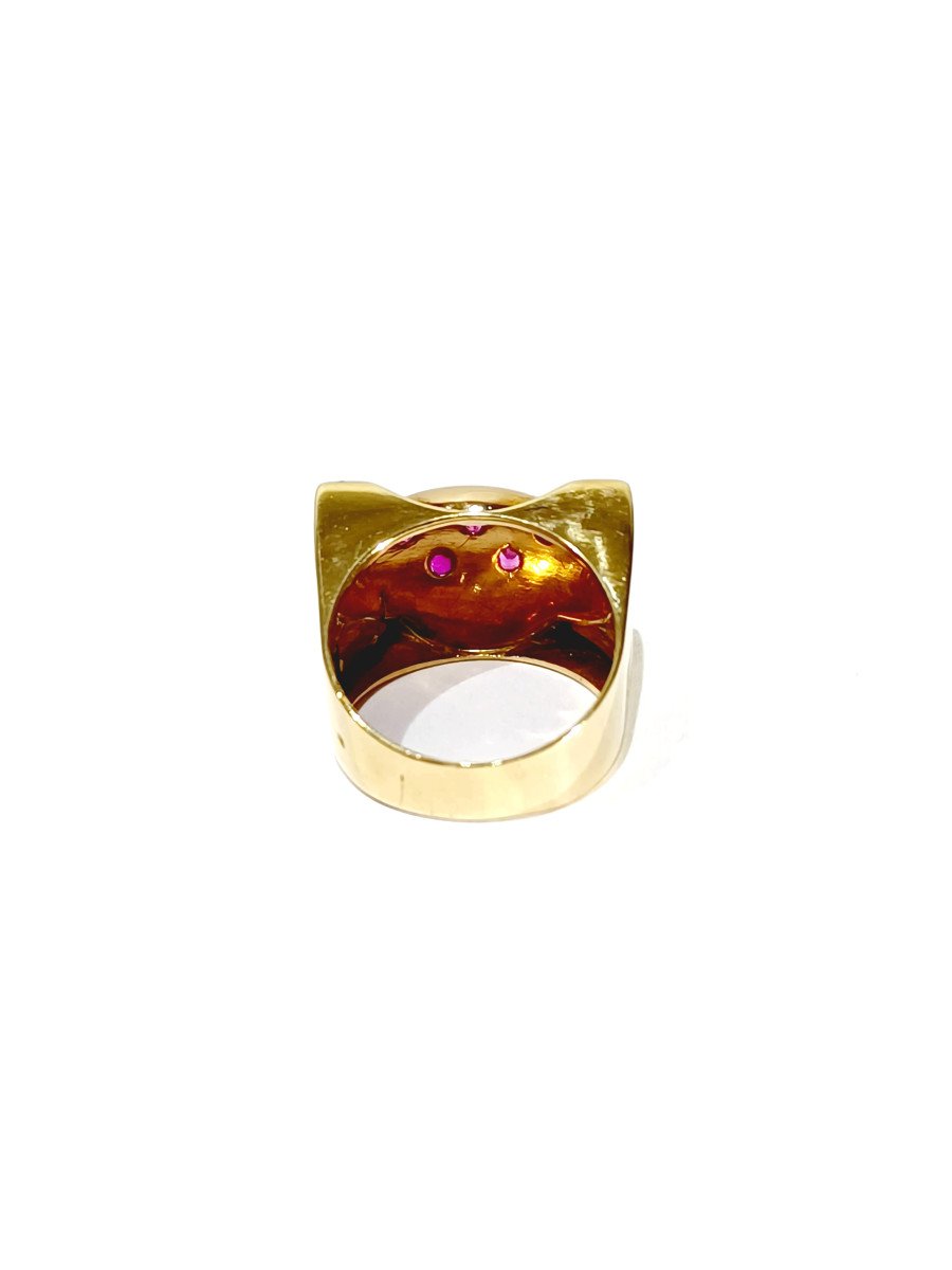 Bague En Or Rose Constellation -photo-3