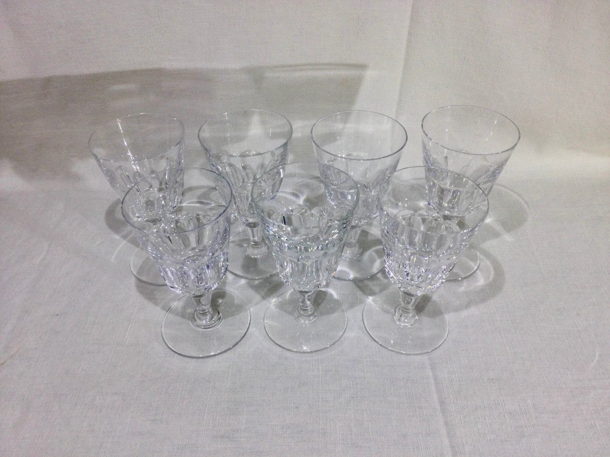 Baccarat – 7 Missouri Model Red Wine Glasses -photo-4