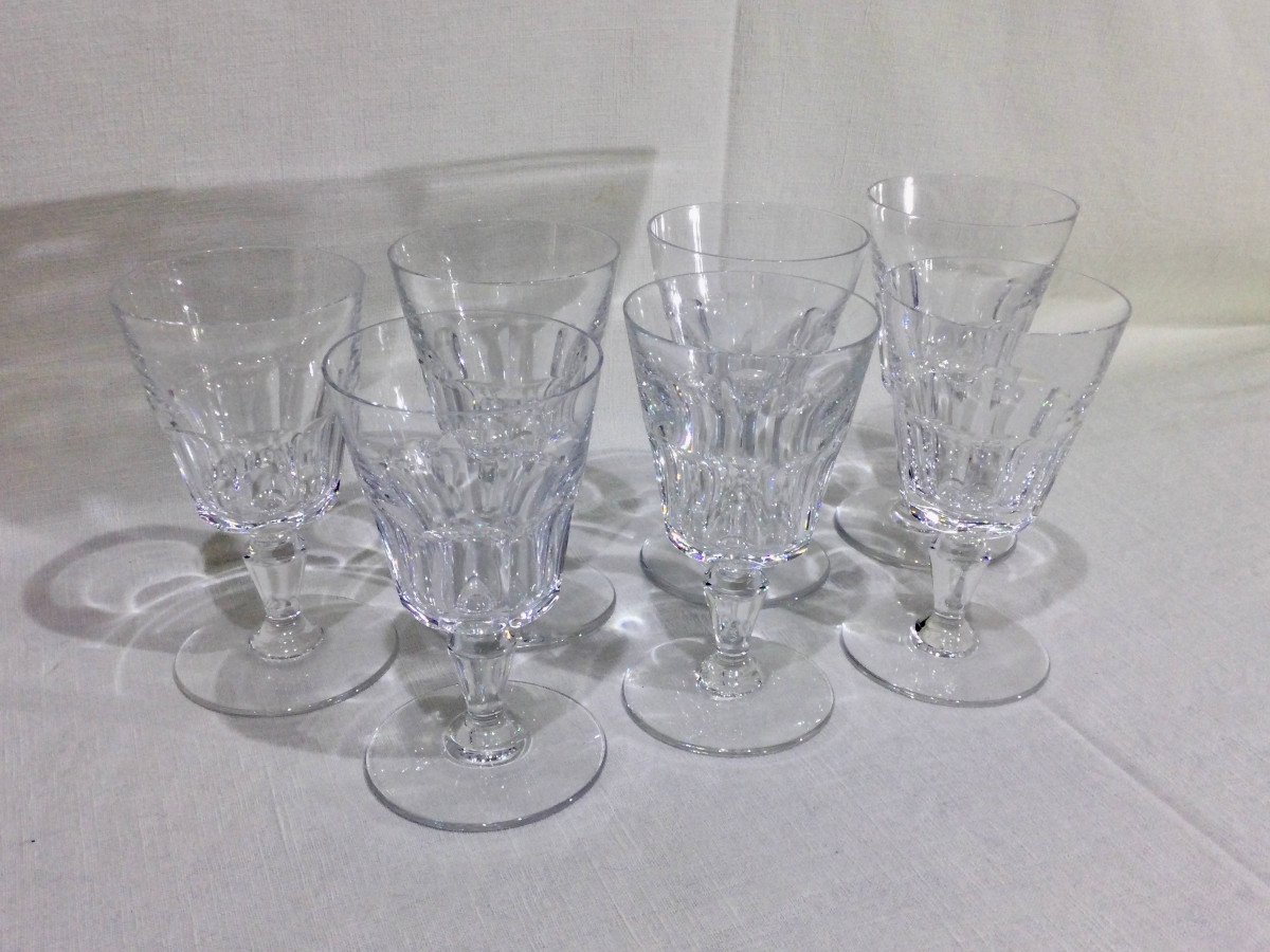 Baccarat – 7 Missouri Model Red Wine Glasses -photo-6