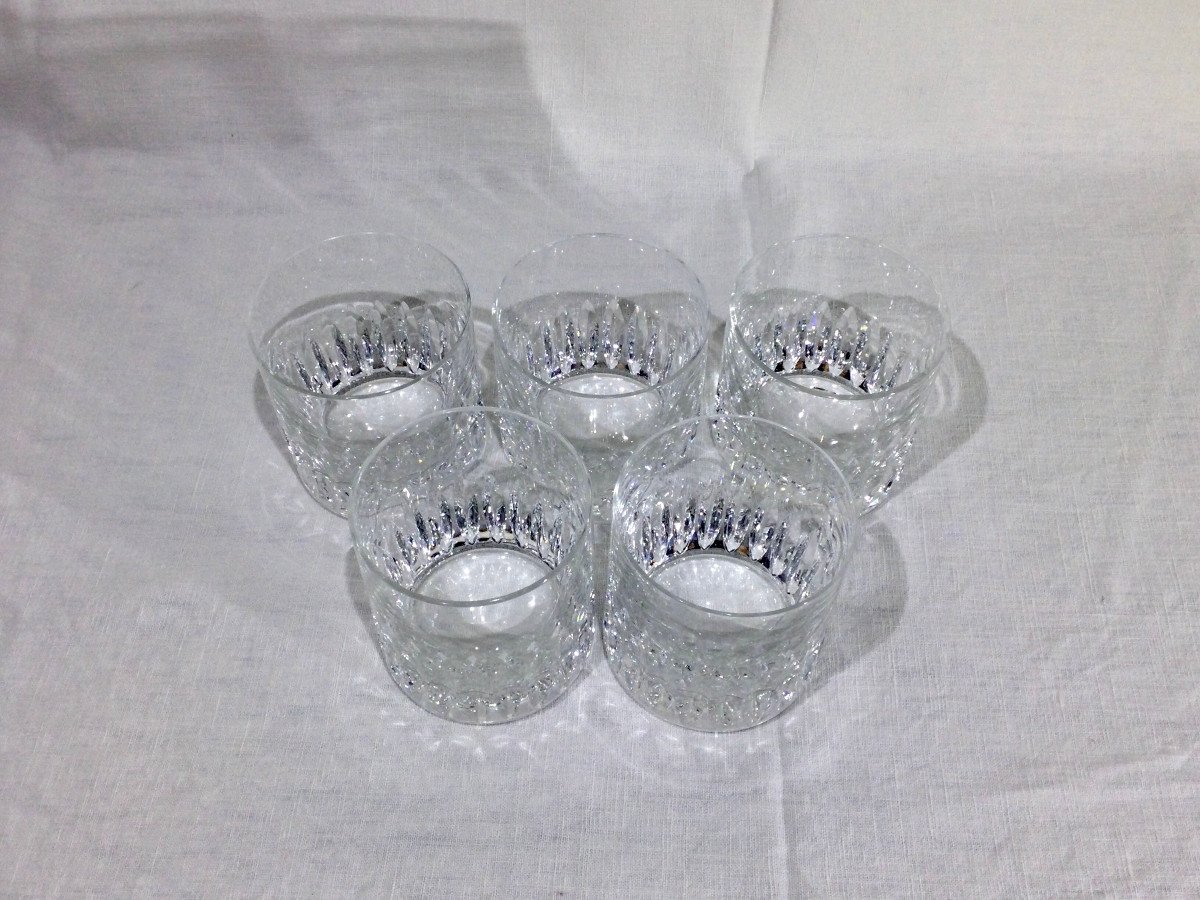 Saint-Louis - 5 Verres/gobelets à Whisky Modèle Jersey-photo-1