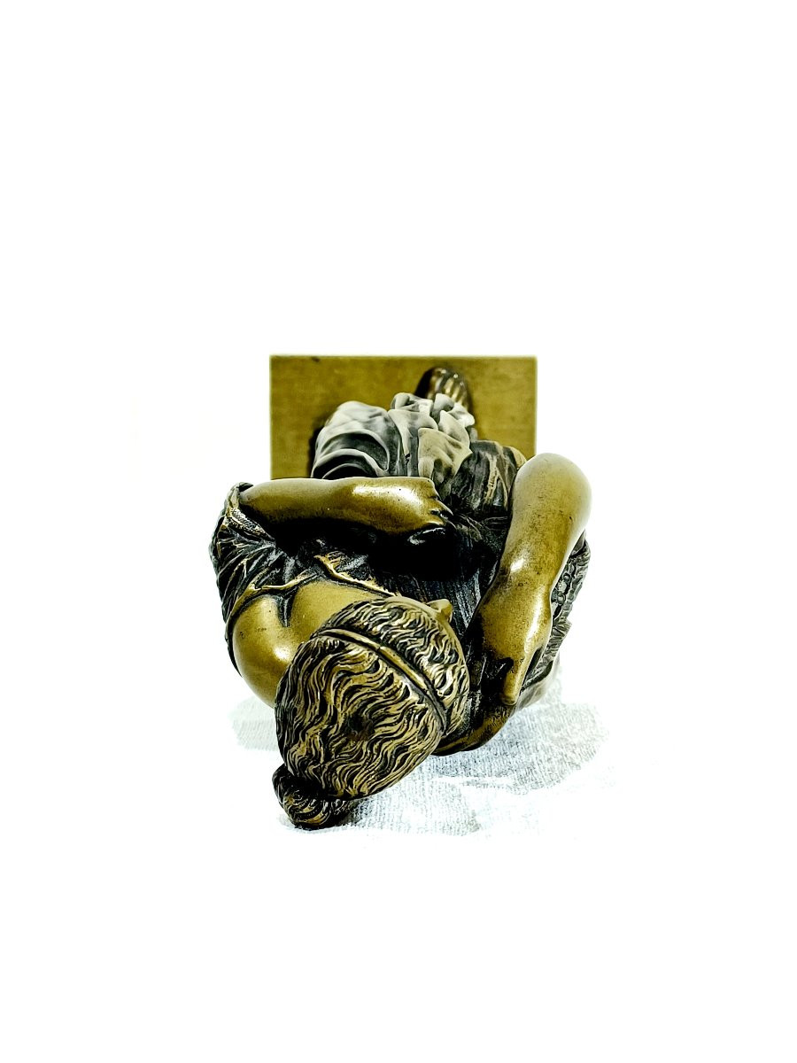 R. Tion Sauvage - Sculpture En Bronze Diane De Gabies Artémis-photo-5