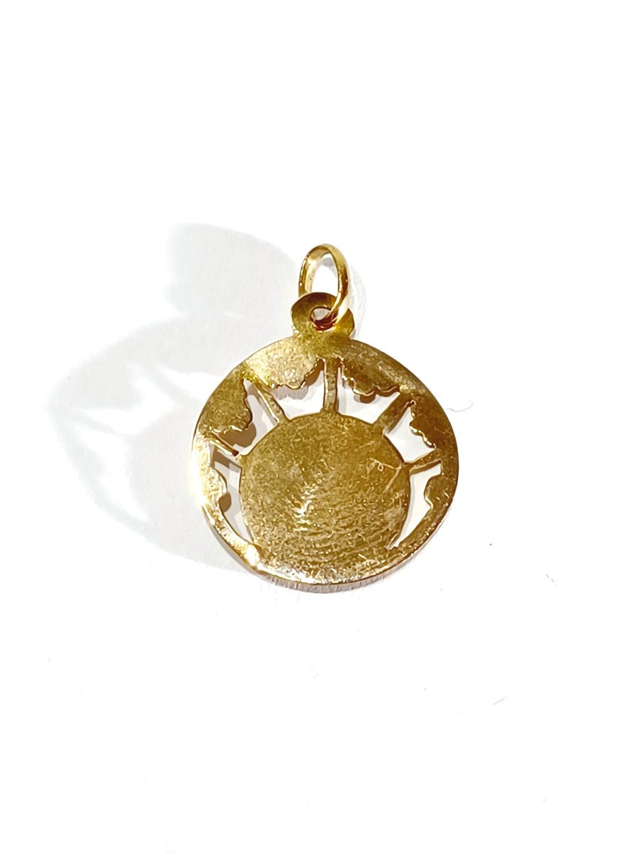 Médaille En Or Rose De La Vierge -photo-3