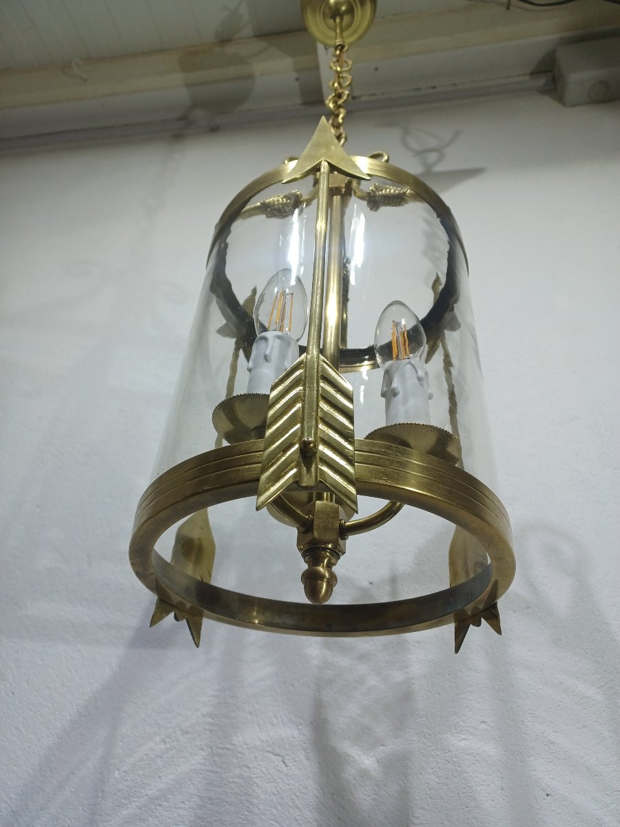 Empire Style 3-light Bronze Lantern -photo-1