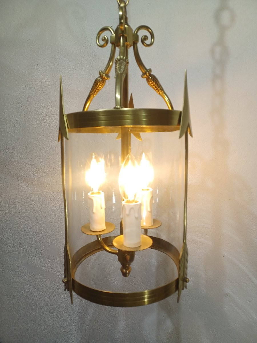 Empire Style 3-light Bronze Lantern -photo-7