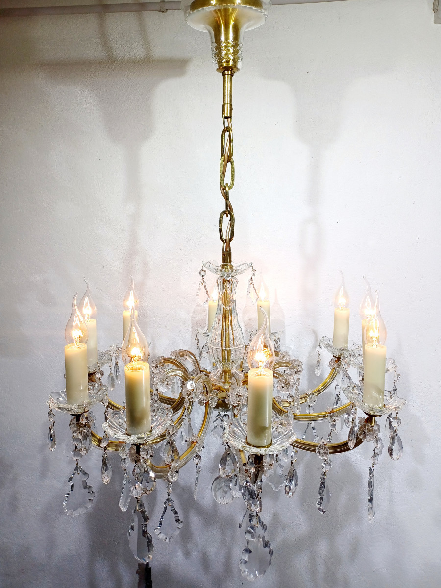 Marie Thérèse Crystal Chandelier 10 Lights 