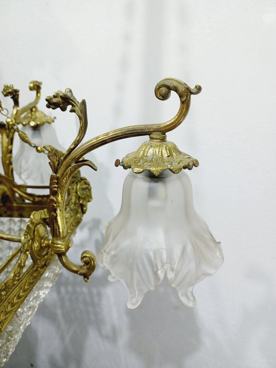 Louis XVI Style Ram Chandelier -photo-5