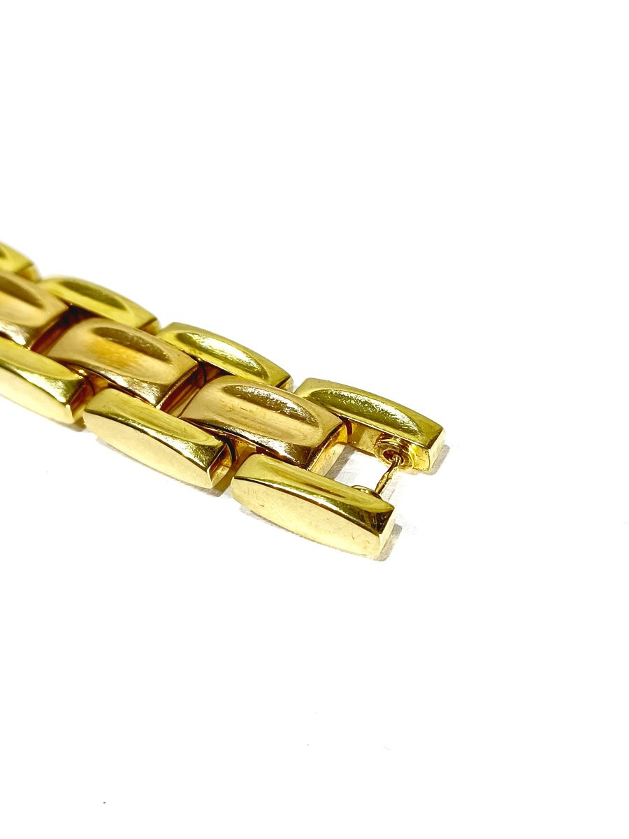 Bracelet En Or Rose Et Jaune-photo-4