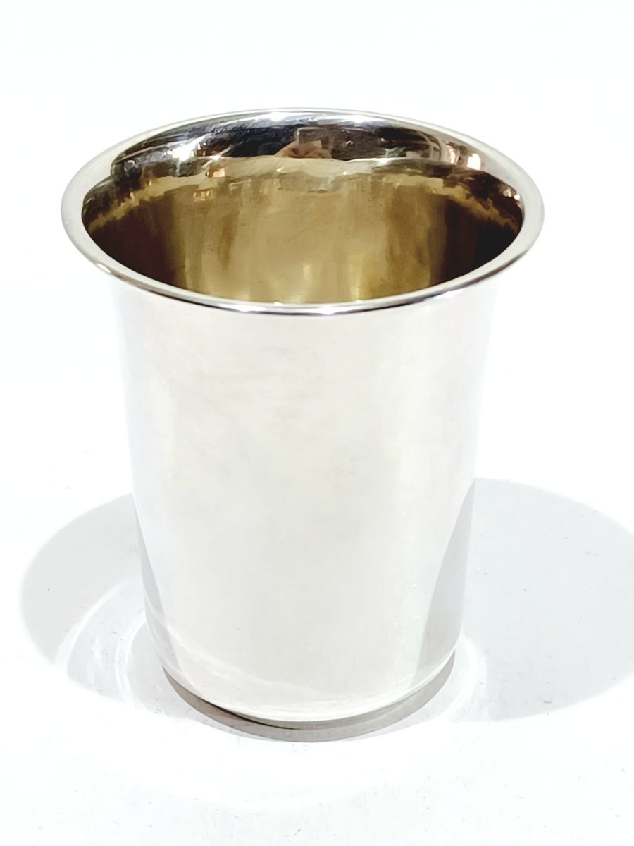 Timbale en argent travail allemand-photo-2