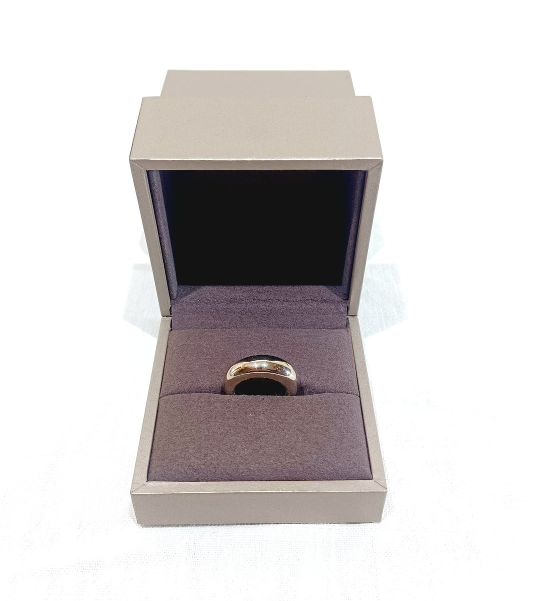 Chaumet – Bague jonc en or gris-photo-2
