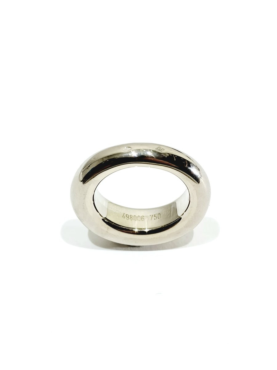 Chaumet – Bague jonc en or gris-photo-3
