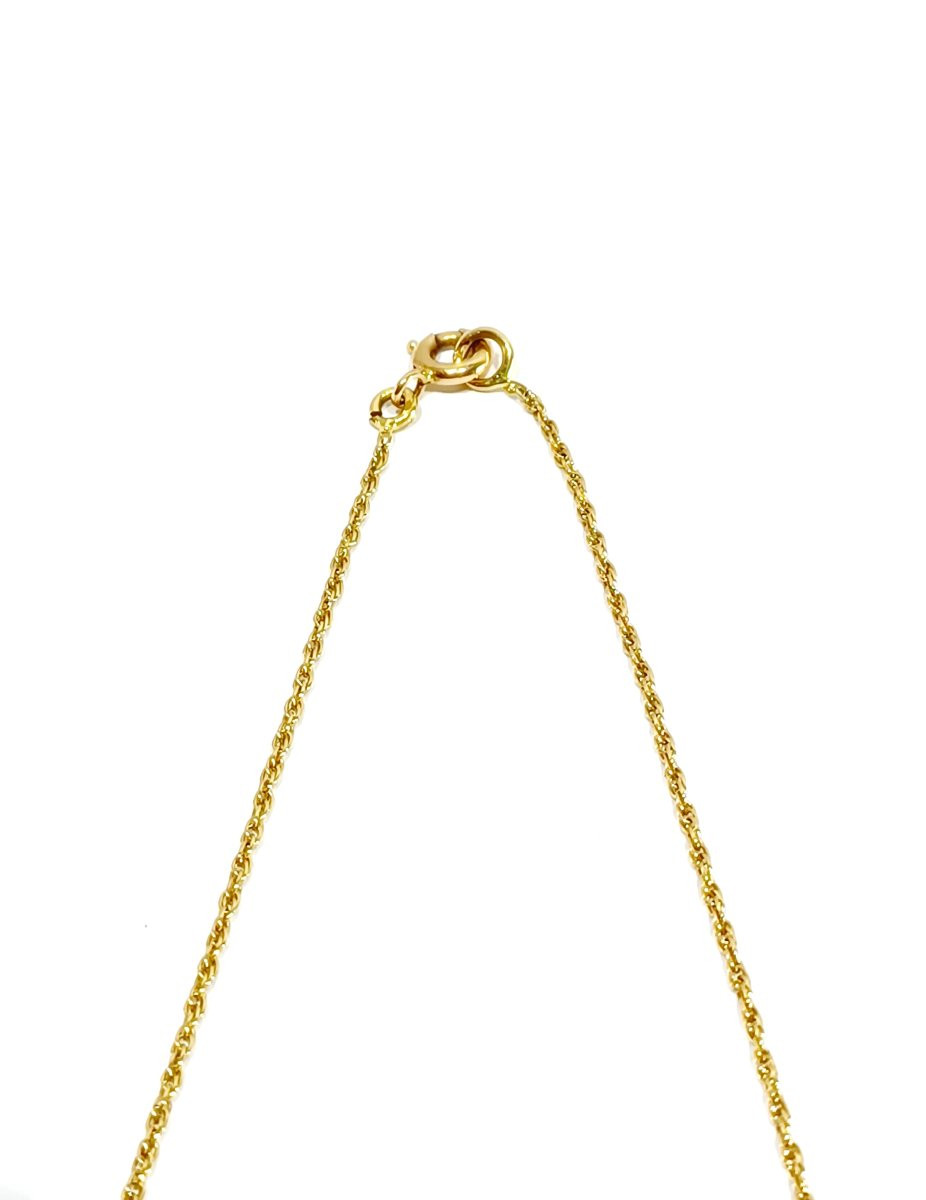 Gold And Diamond Necklace-photo-1