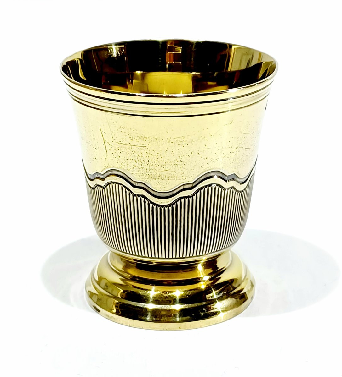 Christofle - Vermeil Egg Cup-photo-2