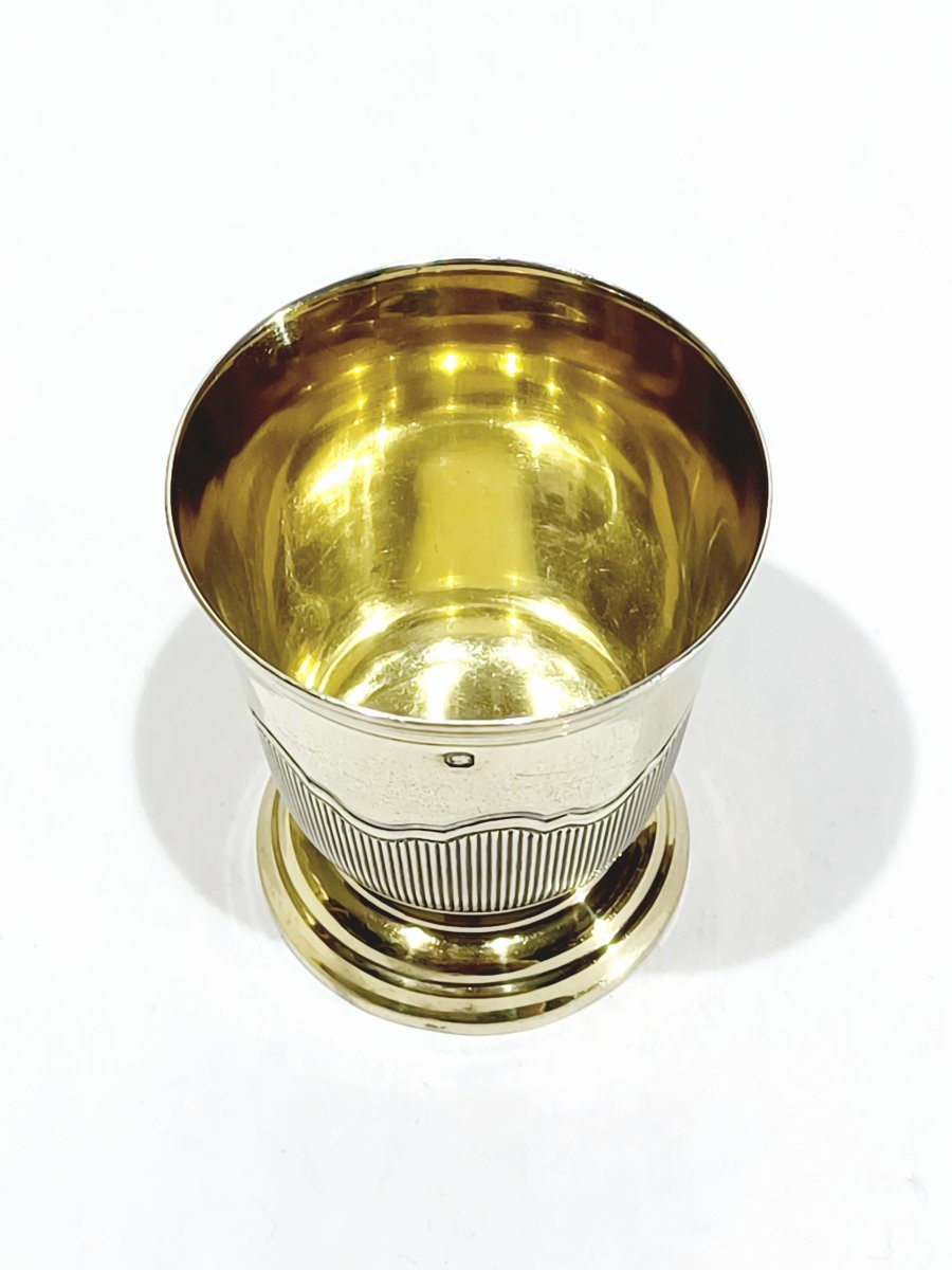 Christofle - Vermeil Egg Cup-photo-3