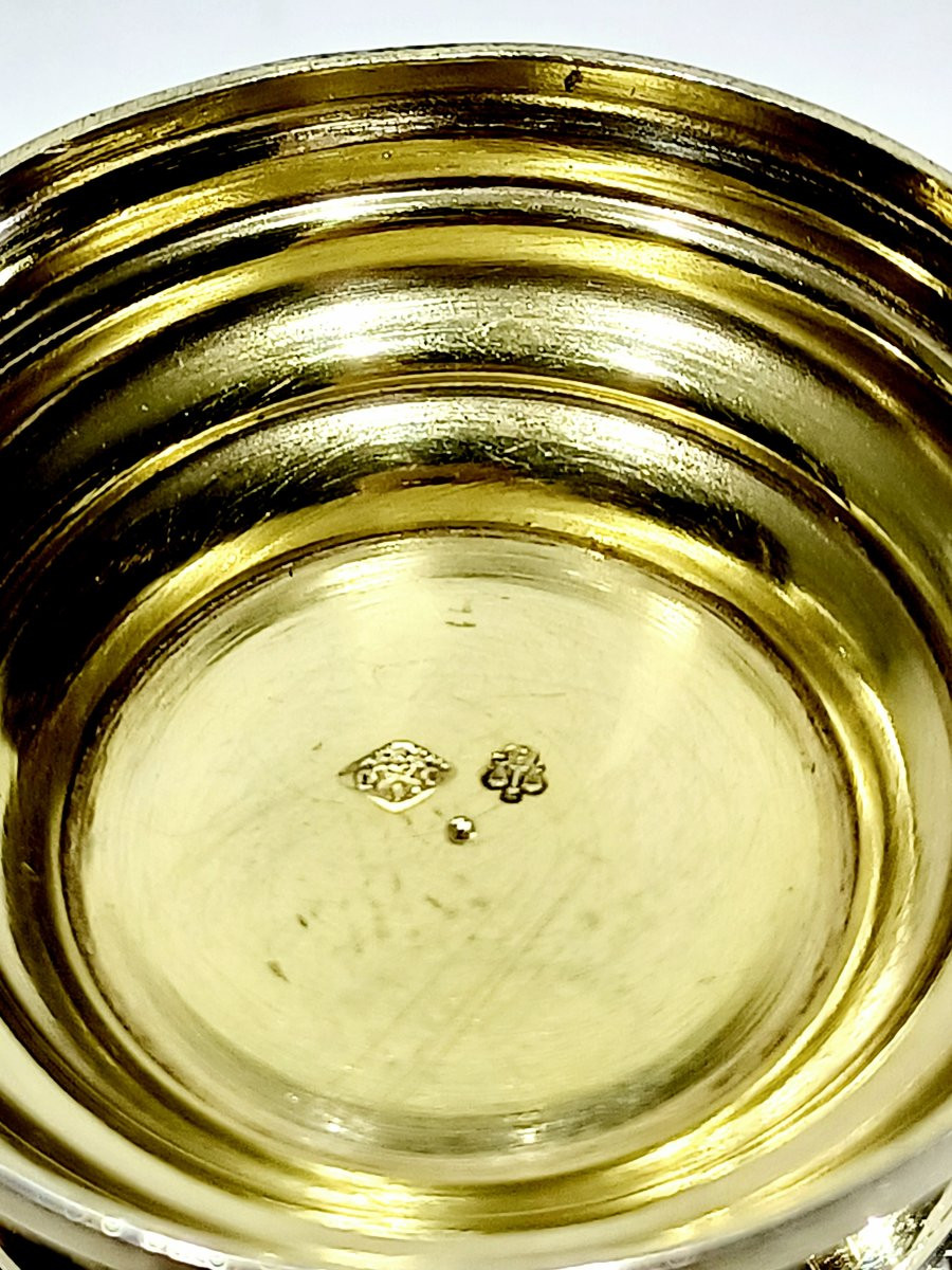Christofle - Vermeil Egg Cup-photo-4