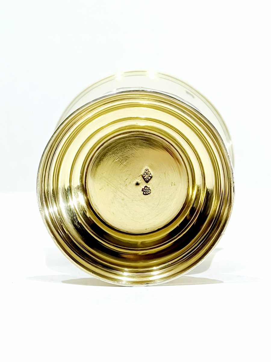 Christofle - Vermeil Egg Cup-photo-4