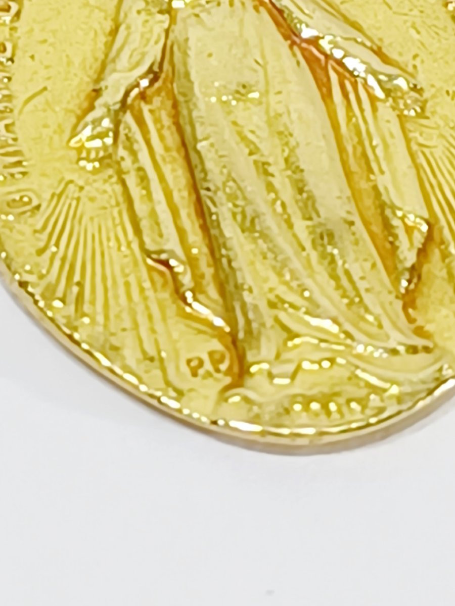 Médaille miraculeuse en or-photo-3