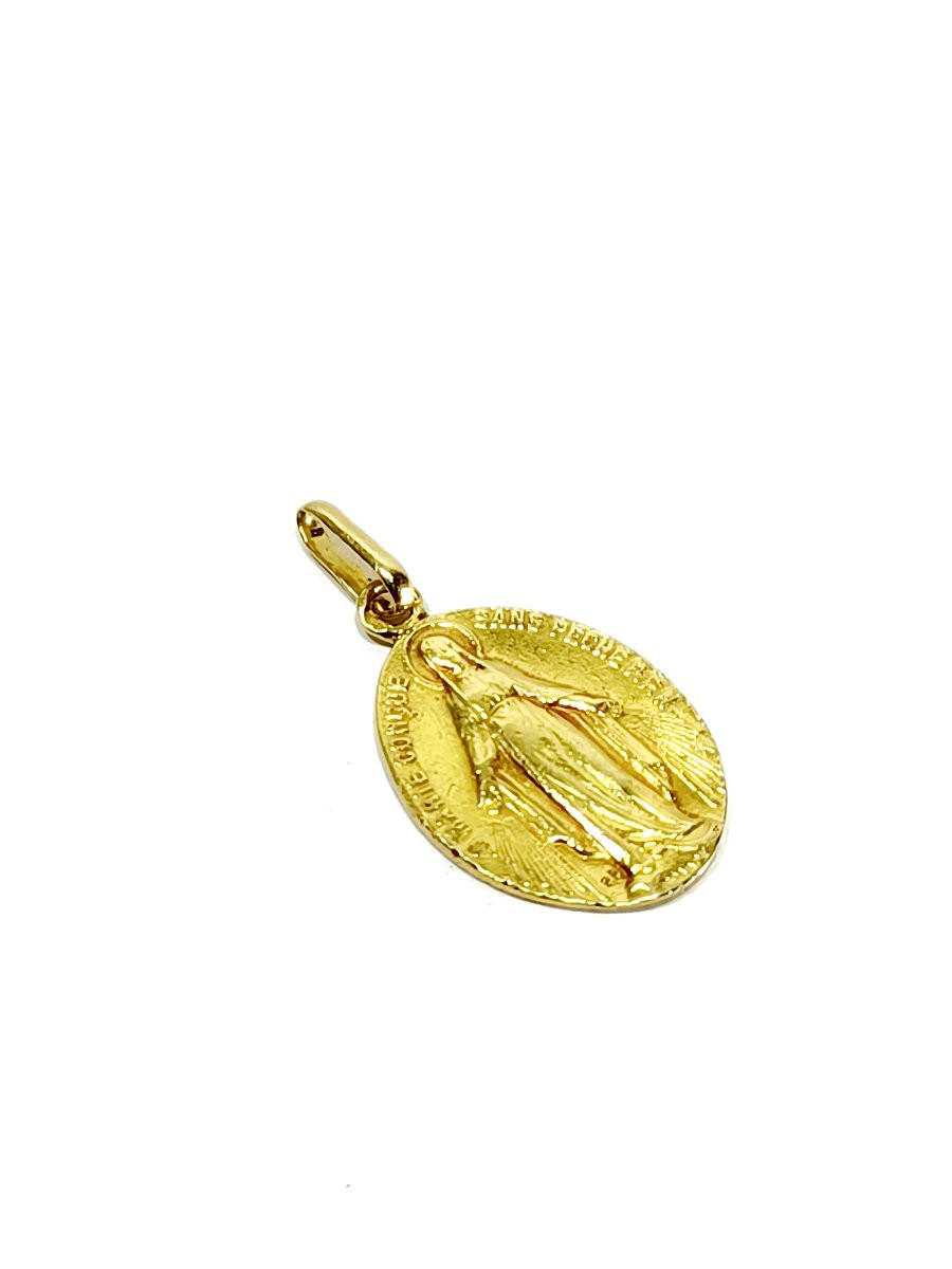 Médaille miraculeuse en or-photo-2
