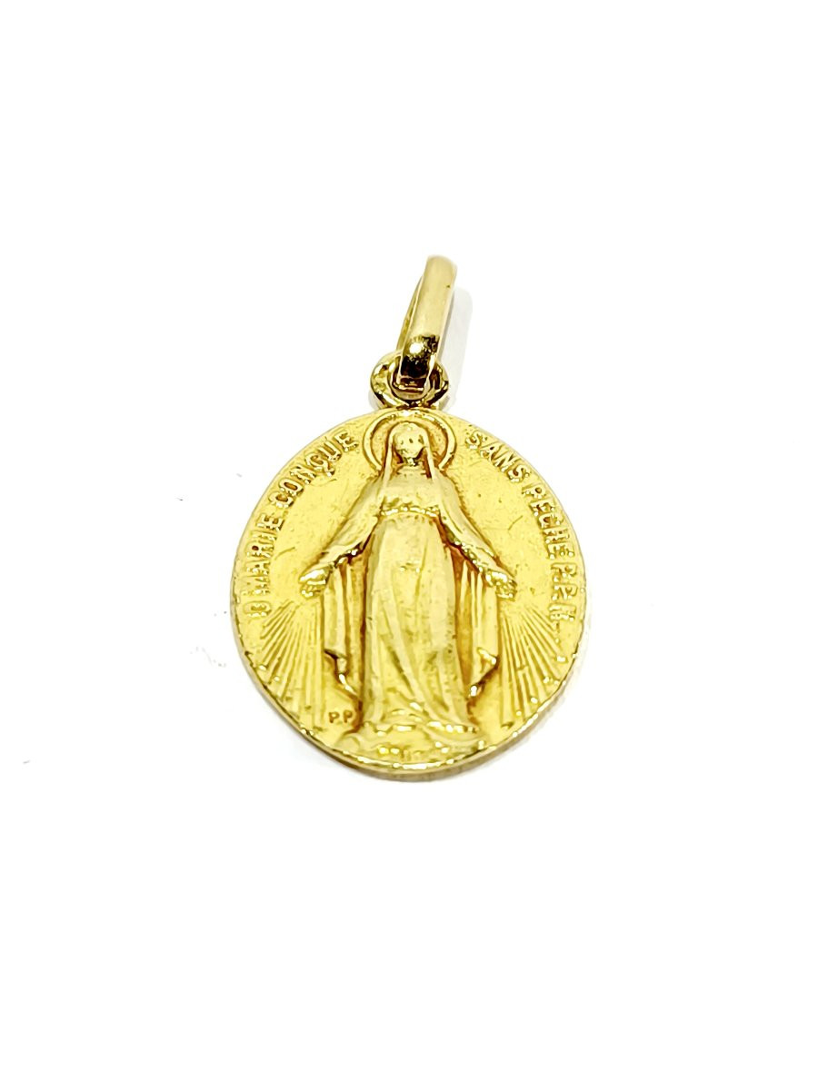 Médaille miraculeuse en or-photo-4