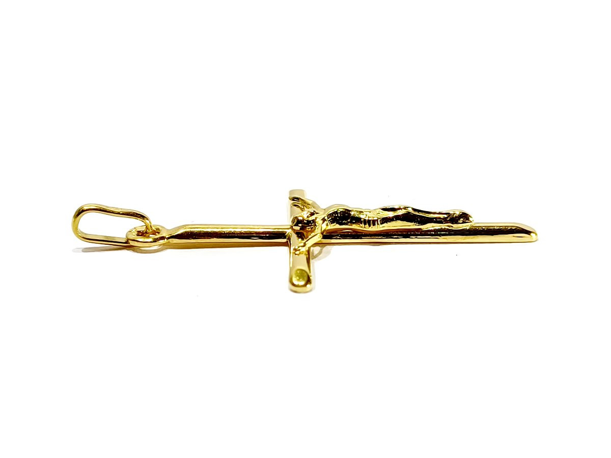 Pendentif crucifix en or-photo-3