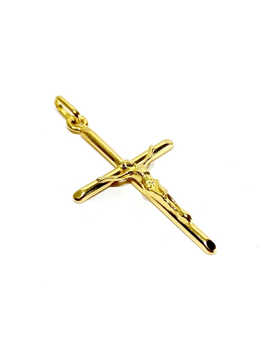 Pendentif crucifix en or-photo-1