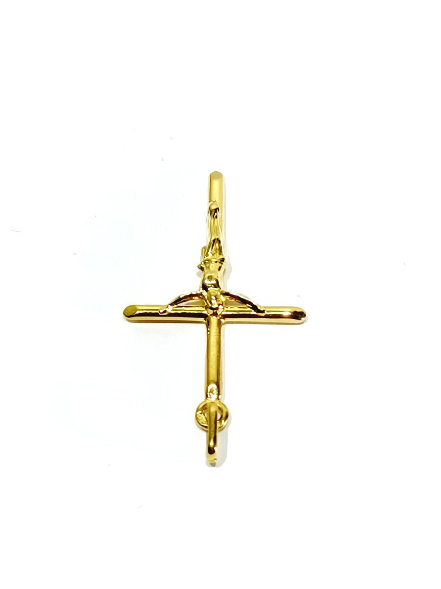 Pendentif crucifix en or-photo-2