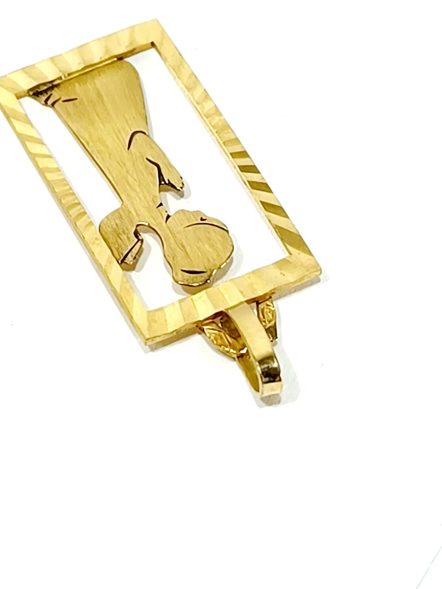 Médaille ange en or-photo-7