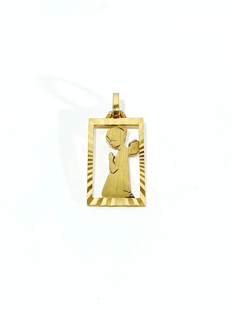 Médaille ange en or