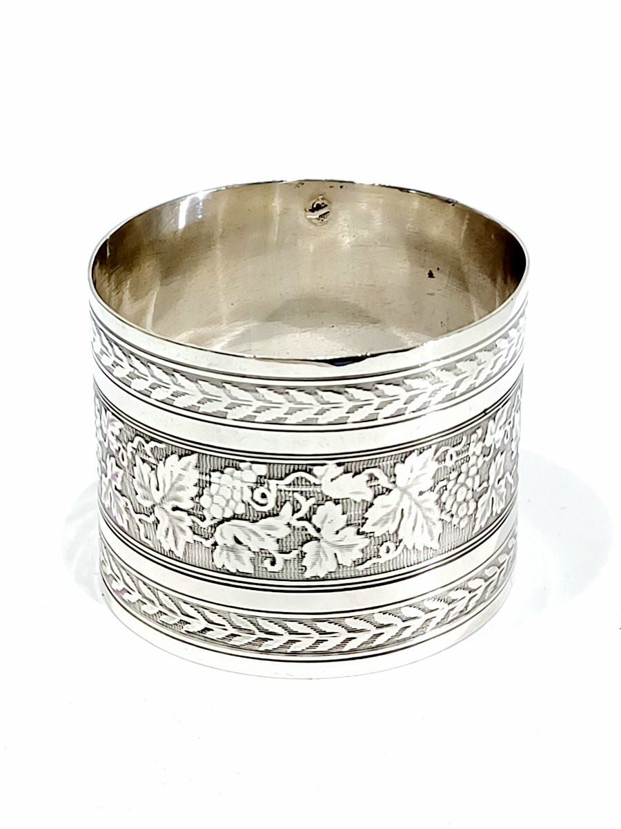Pierre Bezon - Solid Silver Napkin Ring-photo-2