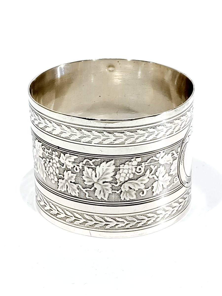 Pierre Bezon - Solid Silver Napkin Ring-photo-3
