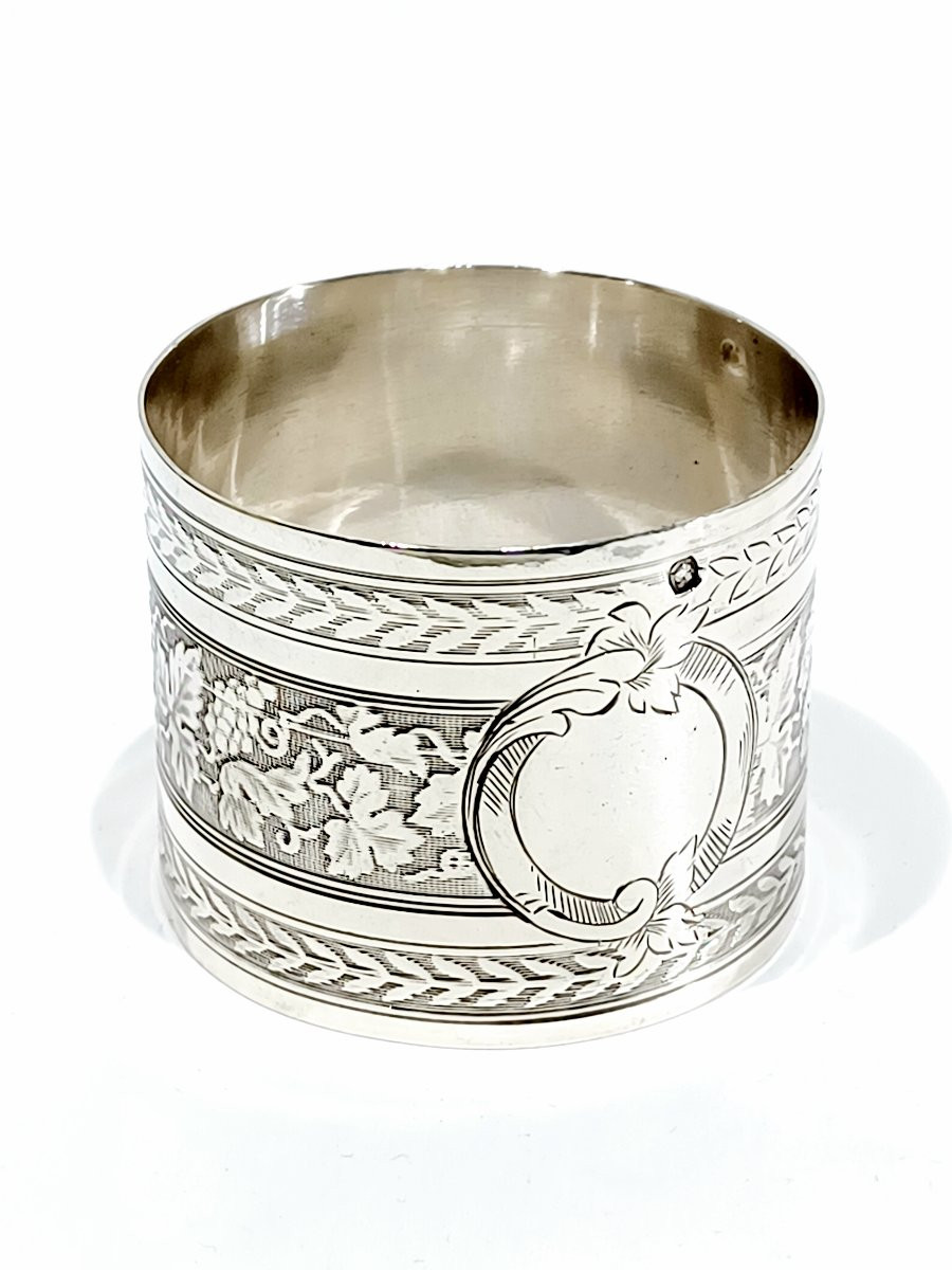 Pierre Bezon - Solid Silver Napkin Ring-photo-4