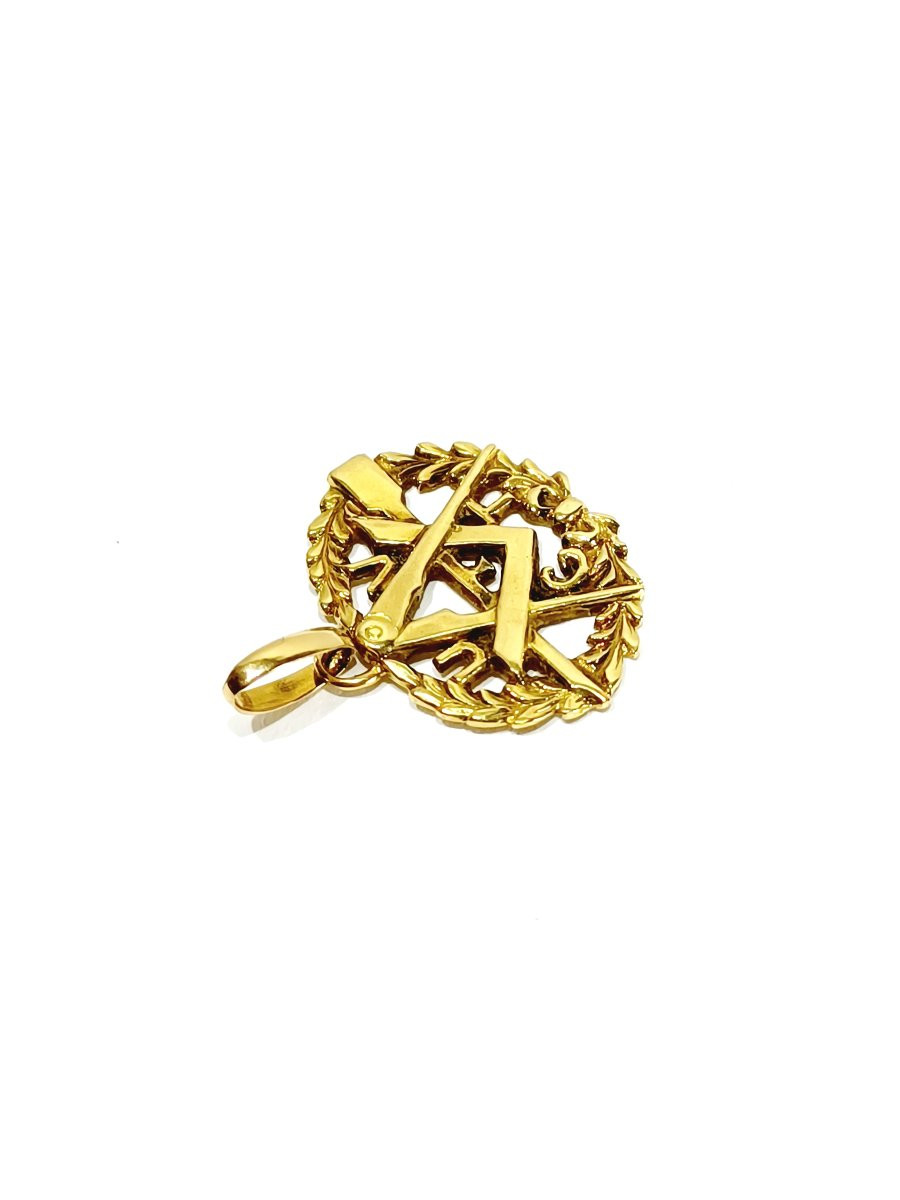 Gold Freemasons Pendant-photo-4