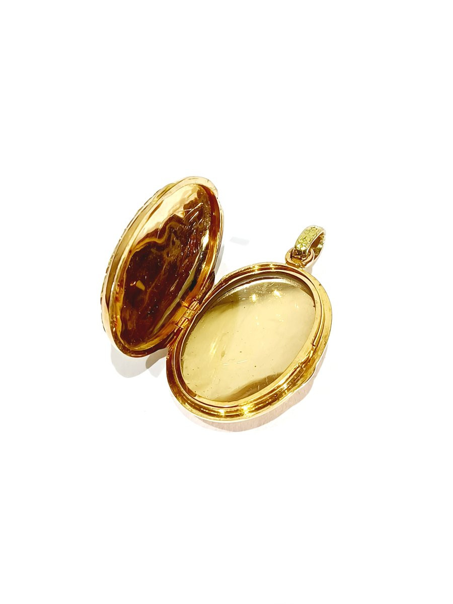Yellow And Rose Gold Photo Pendant-photo-2