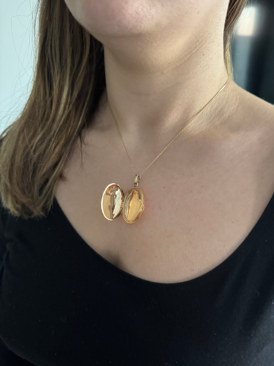 Yellow And Rose Gold Photo Pendant-photo-8