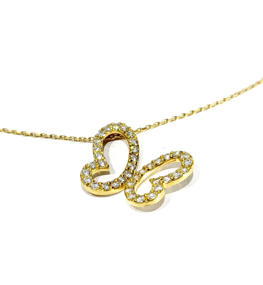 Collier Papillon En Or