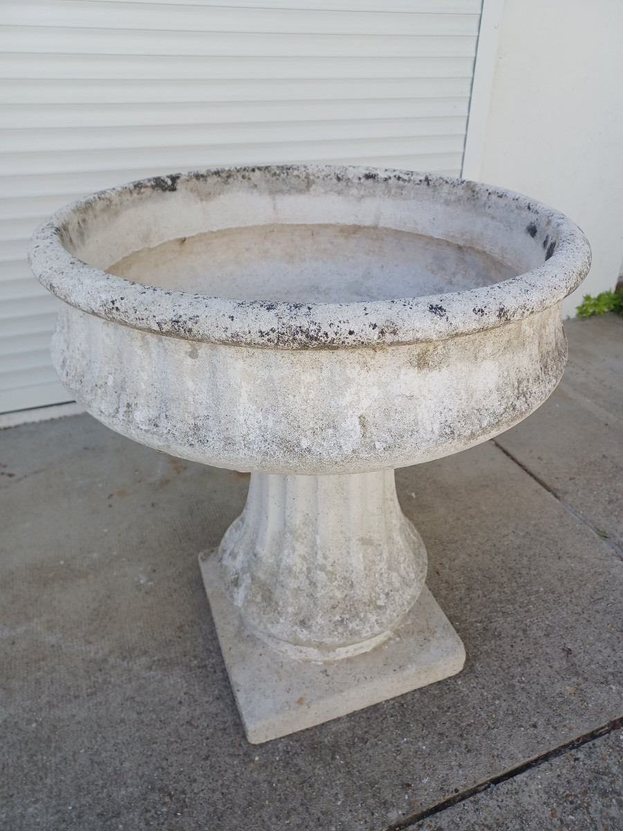 Jardinière vasque sur pied